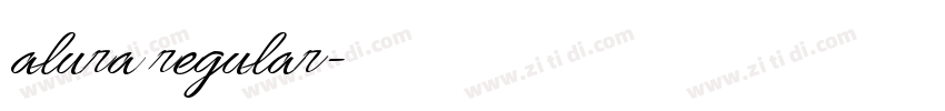 alura regular字体转换 alura regular字体转换